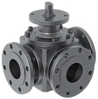 Трехходовой шаровый кран