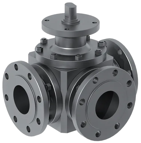 Image 1 for Трехходовой шаровый кран