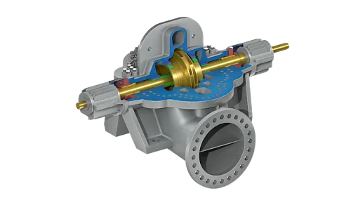 Image 1 for Одноступенчатый двухопорный насос с осевым разъемом корпуса типа ВВ1