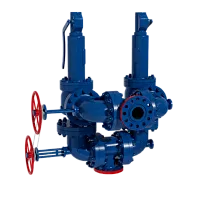 Блоки предохранительных клапанов с переключающими устройствами